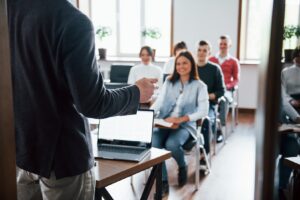 Training users before software launch