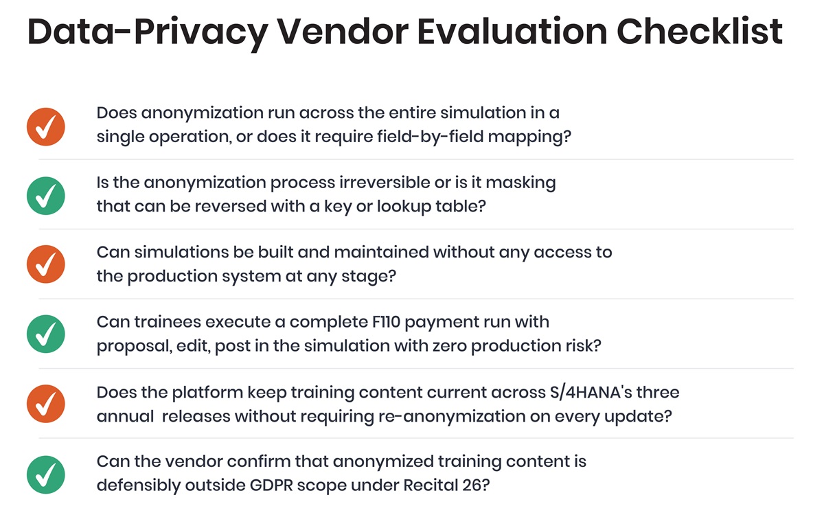 Data-Privacy Vendor Evaluation Checklist