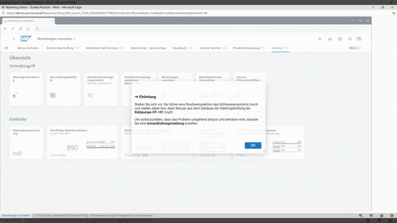 SAP Fiori 2023-Playback-German
